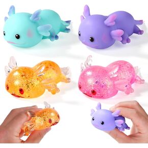 4pcs كرات الإجهاد AXOLOTL ، لعبة Axolotl toy sugar ball axolotl ball ball axolotl support toy toy toy to to to to to to to to to to to