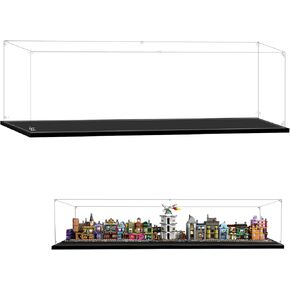 علبة العرض لمحلات السحرة LEGO 76444 DIAGON ، 35.43x5.9x7.87 بوصة (90x15x20 سم) ، حماية مقتنياتك من الغبار مع عرض عرض واضح