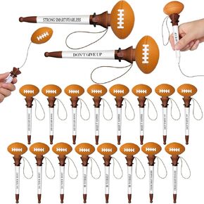 18 Pcs Soccer Inspirational Pens Funny Sports Themed Ballpoint Pens Novelty Motivational Gifts Ball Sports Inspirational Gifts for Teacher Award Office Party Favors Supplies in Kuwait