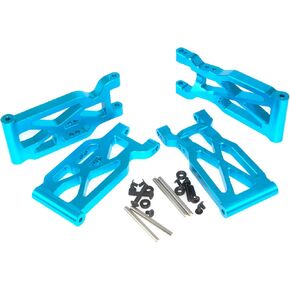 التحكم في التعليق أذرع متوافقة مع 1/10 Wltoys 104001 144002 124019 124018 124017 144010 Parts RC Car Truck Truck Aluminium Swing Swing Strending (Red)