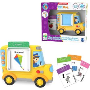 رحلة التعلم: Talk & Teach Bus - استمتع بالتعرف على الرسائل والأشكال والأشياء حول المنزل والنقل - ألعاب حائزة على جوائز