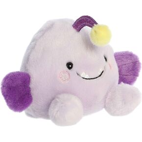AURORA® ASODENS PALL PALS ™ Blinky Angler Fish ™ محشو بالحيوان - اللعب بحجم الجيب - متعة قابلة للتحصيل - PURPLE 5 بوصات