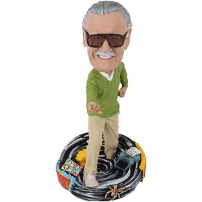 Royal Bobbles Stan Lee Comics Creator Bobblehead - 7 Inches Tall - Premium Polyresin Lifelike Collectible Statue