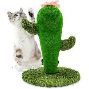 Auscat Cat Scratfer Post ، Post Carrot Carrot Post ، Nature Sisal Cat Scratcher للقطط الداخلية والقطط