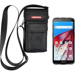 MEFERI ME61 Inventory Scanner with Shoulder Bag, Compatible with Honeywell HS7 Scan Engine 1D/2D/QR, 6" Full-Screen, PDA Handheld Barcode Scanner Wi-Fi 4G BT GPS NFC, PDA for WMS, AER GMS