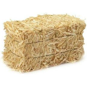 Floracraft Disrowative Straw Bale 5 inch × 6 بوصة × 13 بوصة طبيعية