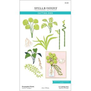 Spellbinders Propagated Plants Etched Dies, Metal