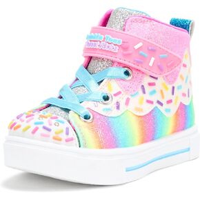 SKECHERS Girls Twinkle Sparks-Sprinkle Party Sneaker, Multi, 11 Little Kid