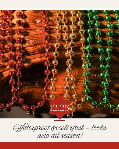 100PCS Bulk Parade Beads - Colorful Mardi Gras Bead Necklaces for Kids & Adults - Party Decorations & 33" Festival Parade Throw Accessories Bulk Beads for Wedding, Birthday in Kuwait