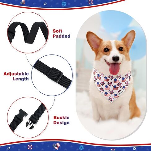 E-Clover Valentines Day Dog Collar Bandana Girl & Matching Scrunchie Set Heart Dog Collars Pet Accessories Adjustable for Small Medium Dogs Owner Valentines Pink in Kuwait