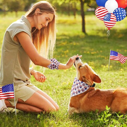 E-Clover Valentines Day Dog Collar Bandana Girl & Matching Scrunchie Set Heart Dog Collars Pet Accessories Adjustable for Small Medium Dogs Owner Valentines Pink in Kuwait