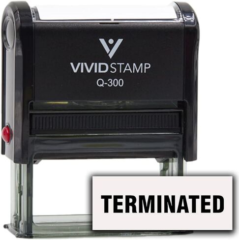 Terminated Self-Inking Office Rubber Stamp (Red Ink) - Q-300 in Kuwait