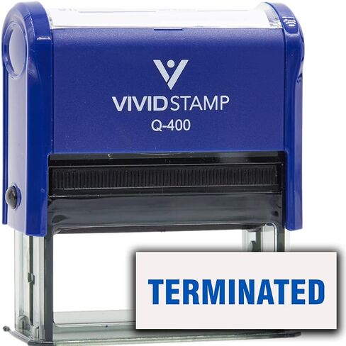 Terminated Self-Inking Office Rubber Stamp (Red Ink) - Q-300 in Kuwait