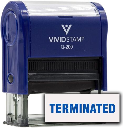 Terminated Self-Inking Office Rubber Stamp (Red Ink) - Q-300 in Kuwait