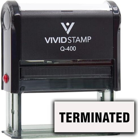 Terminated Self-Inking Office Rubber Stamp (Red Ink) - Q-300 in Kuwait