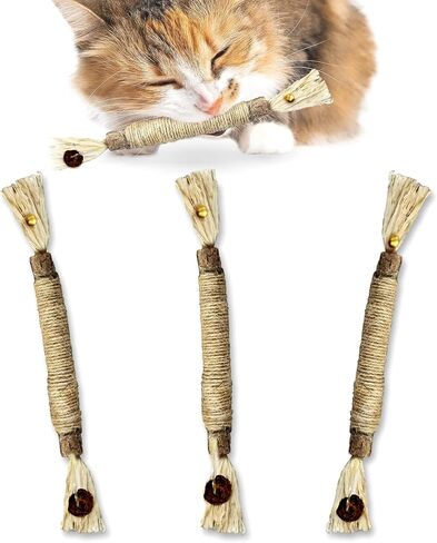 SunGrow Apple Sticks, 7 oz Wood Chew Sticks for Rabbits, Chinchillas, Bunny, Hamster, Squirrel, Guinea Pigs, 6" Small Animals Molar Pet Chew Treat Sticks for Teeth Grinding, 40 Per Pack in Kuwait
