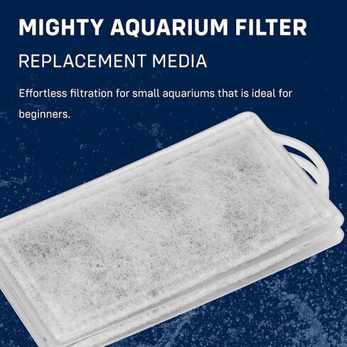 Mighty Aquarium Filter HOB Replacement Media - Fish Tank Filters Replacement, Hang-on-Back Small Aquarium Filter, Replacement Filter Cartridge - S MG04 Replacement Cartridge, 2-Pack in Kuwait