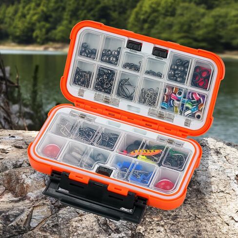 THKFISH 248pcs Fishing Accessories Kit，Fishing Tackle Box with Tackle Included Including Jig Hooks, Bullet Bass Casting Sinker Weights, Fishing Swivels Snaps, Sinker Slides, Perfect Fishing Gear in Kuwait