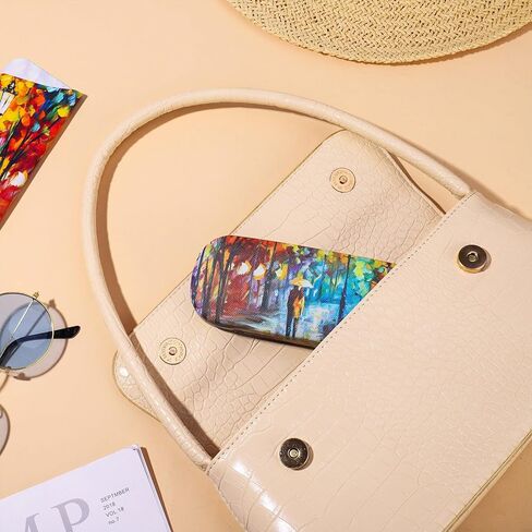 حافظة نظارة ذات هيكل صلب، حافظات نظارة للعين، حافظة نظارة صلبة للنساء مع قطعة قماش للتنظيف، حافظة نظارة محمولة للنساء والرجال in Kuwait