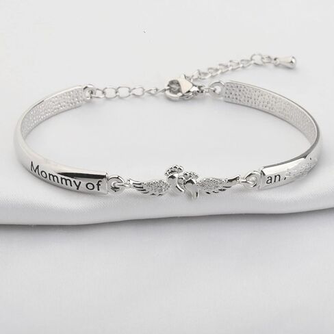 Gzrlyf قلادة الإجهاض أجنحة الملاك قلادة الوهق هدايا تذكارية لفقدان الحمل in Kuwait