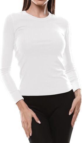 Andrew Scott Women's Base Layer Thermal Tops | 100% Cotton - Multi Packs Colors in Kuwait