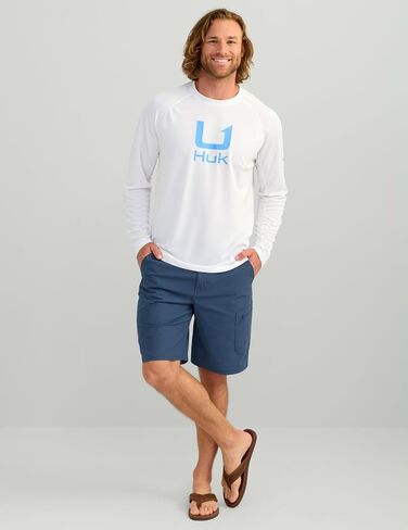 HUK Men's Next Level 10.5", Quick-Drying Fishing Shorts in Kuwait