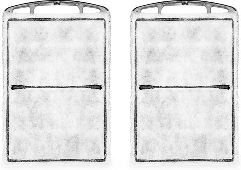 Mighty Aquarium Filter HOB Replacement Media - Fish Tank Filters Replacement, Hang-on-Back Small Aquarium Filter, Replacement Filter Cartridge - S MG04 Replacement Cartridge, 2-Pack in Kuwait