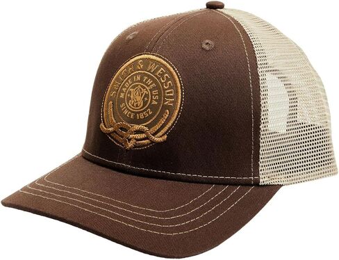 Smith & Wesson Men’s Trucker Baseball Hat, Official Hat, Navy in Kuwait