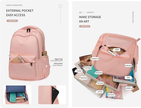 Cute Aesthetic Backpack for School Supplies College Backpack for Teen Girls Students Laptop Bag Large Capacity Bookbags Travel Lightweight Backpack for Casual Middle School Bag Solid Color(Black) in Saudi Arabia