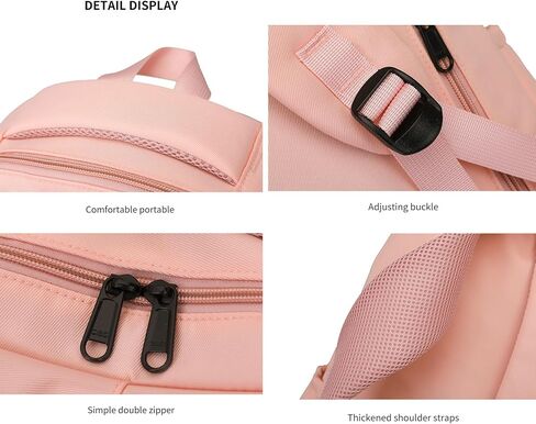 Cute Aesthetic Backpack for School Supplies College Backpack for Teen Girls Students Laptop Bag Large Capacity Bookbags Travel Lightweight Backpack for Casual Middle School Bag Solid Color(Black) in Saudi Arabia