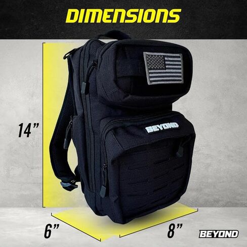 Beyond Fishing Tackle Backpack- The Voyager (All Black) in Kuwait