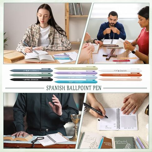 50 Pcs Regalos Cristianos En Español Bulk Mothers Day Christian Church Gifts Religious Bible Verse Pens Holy Week Sunday School Gifts for Mom Teacher Nurse(Fresh,Spanish) in Saudi Arabia