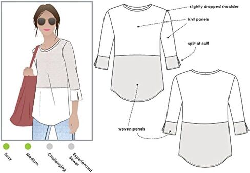Style Arc Sewing Pattern - Annika Top (Sizes 18-30) in Saudi Arabia