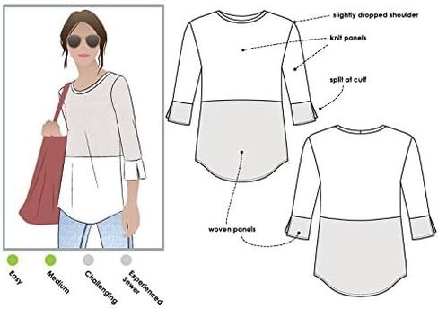 Style Arc Sewing Pattern - Annika Top (Sizes 18-30) in Saudi Arabia