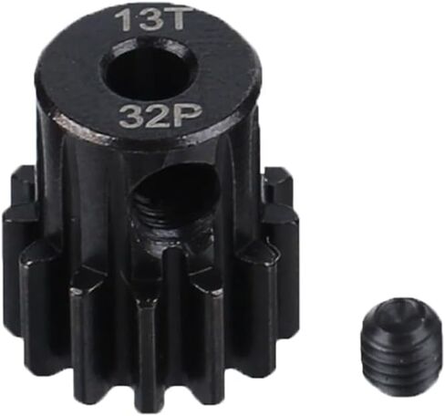 5Pcs Metal Steel 32P Pinion Gear Sets 12T 14T 16T 18T 20T with Hex Key for 1/10 Crawler Truck Traxxas Arrma HSP HPI AXIAL Tamiya LOSI RC Car Upgraded Parts (12T 14T 16T 18T 20T) in Kuwait