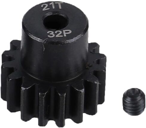 5Pcs Metal Steel 32P Pinion Gear Sets 12T 14T 16T 18T 20T with Hex Key for 1/10 Crawler Truck Traxxas Arrma HSP HPI AXIAL Tamiya LOSI RC Car Upgraded Parts (12T 14T 16T 18T 20T) in Kuwait