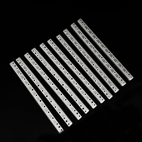20PCS 0.5 Module Plastic Gear Plastic Connecting Rod Long Strip Rack Gear Pinion Transmission Rod for DIY Model Toy RC Car Truck Robot Parts (20, 7x4x63mm) in Kuwait