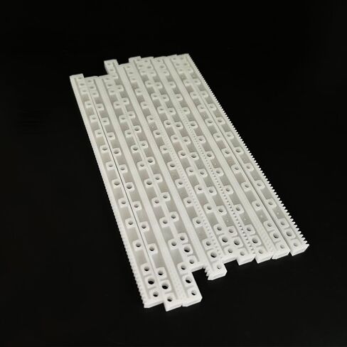 20PCS 0.5 Module Plastic Gear Plastic Connecting Rod Long Strip Rack Gear Pinion Transmission Rod for DIY Model Toy RC Car Truck Robot Parts (20, 7x4x63mm) in Kuwait