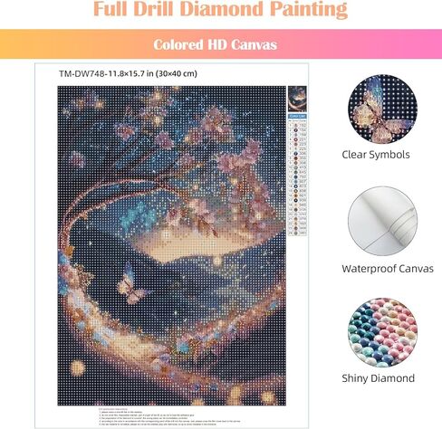 مجموعات اللوحات الماس Suutang للبالغين ، لوحات فن الماس الماس للمبتدئين ، 5D DIY كامل الحفر الماس DOTS GEM CRAFTS ، Home Wall Decor Holiday Gift ، 12 × 12 بوصة in Kuwait