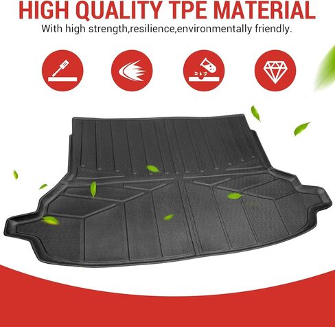 حصيرة البضائع مناسبة لـ 2019-2025 Subaru Forester Seat Cover Back Cargo Liner Backrest Mat Trunk Back Seat Protector for 2019 2020 2021 2022 2023 2024 2025 Subaru Forester (غطاء خلفي للمقعد) in Kuwait