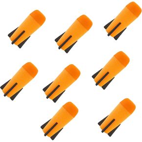 Walwal Mega Missile Bullets Bullets متوافقة مع سلسلة Nerf N-Strike Elite ، Ultimate Precision & Power for NERF Party Perfresults (Orange ، 8pcs)