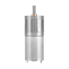 Milltrip DC Gear Motor, 1Pcs 25mm 12V 30RPM Low Speed Metal Gear Motor, High Accurate 25GA-370 for Electronic Locks, Robots, and Electric Curtains