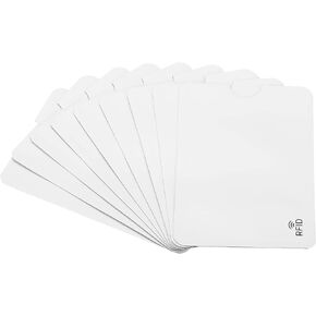 أكمام حظر Patikil RFID ، 10 أجزاء من بطاقات الائتمان للوقاية من هوية الألومنيوم.