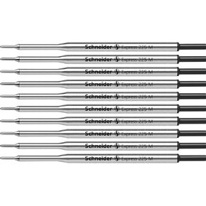 Schneider Express 225 M إعادة ملء السعة الكبيرة لـ Ballpoint Pen Black ISO 12757-2 G1 Pack من 10