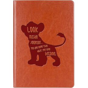 Lion Quote Gift the Lion Movie Leather Journal Notebook Fans Fans Gift Lion Noteberperation Gift (انظر إلى الداخل)