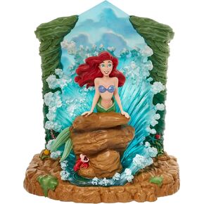 Enesco Disney Showcase The Little Mermaid Ariel Crashing Waves Lit Figurine, 9 Inch, Multicolor