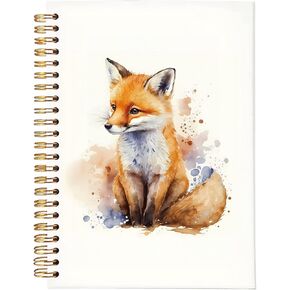 مجلة Notebook المائية المائية Fox ، دفاتر ملاحظات لطيفة للنساء الفتيات ، هدايا مجلة فوكس ، 5.5x8.3