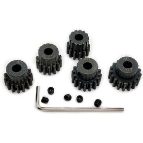 Vicrazze Handled Steel M1 Pinion Gear Sets 13t 14t 15t 16t 16t 5mm Motor Motor Gears with Hex Cey
