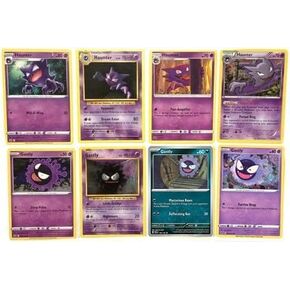 Pokemon Haunter & Gastly Card Lot 8 Card Set - Evolution Sword Shield Crimson Invasion