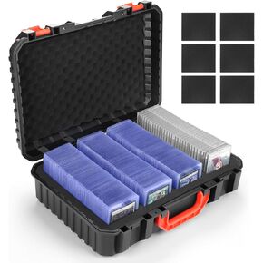 Toploader Storage Box for 3" x 4" 35PT Rigid Card Holders, Top Loader Hard Case Holds 540 Toploaders, Compatible with Magnetic Card Holder, Trading Cards and Sport Cards